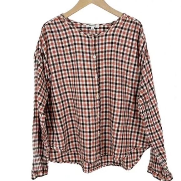 Madewell Meadow Shirt in Check. Size Large. Excellent Condition. - Picture 2 of 7